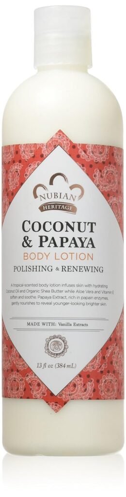 Nubian Heritage Body Lotion, Coconut and Papaya Review